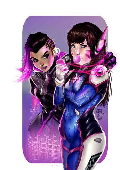 sombra x dva|Sombra x D.Va .